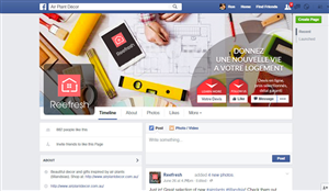 Facebook Design by rdesign12 for Reefresh | Design: #6636136