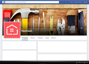 Design Facebook par gekgrfx pour Reefresh | Design : #6628593