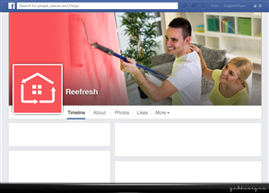 Design Facebook par gekgrfx pour Reefresh | Design : #6633369