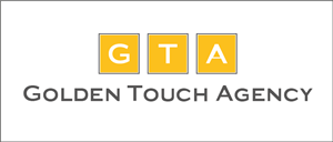 Logo Design by judigraphix for Golden Touch Agency  | Design: #6622879