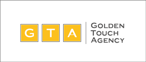 Logo Design by judigraphix for Golden Touch Agency  | Design: #6622880