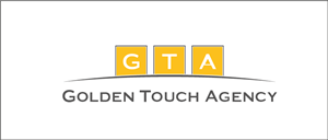 Logo Design by judigraphix for Golden Touch Agency  | Design: #6622883