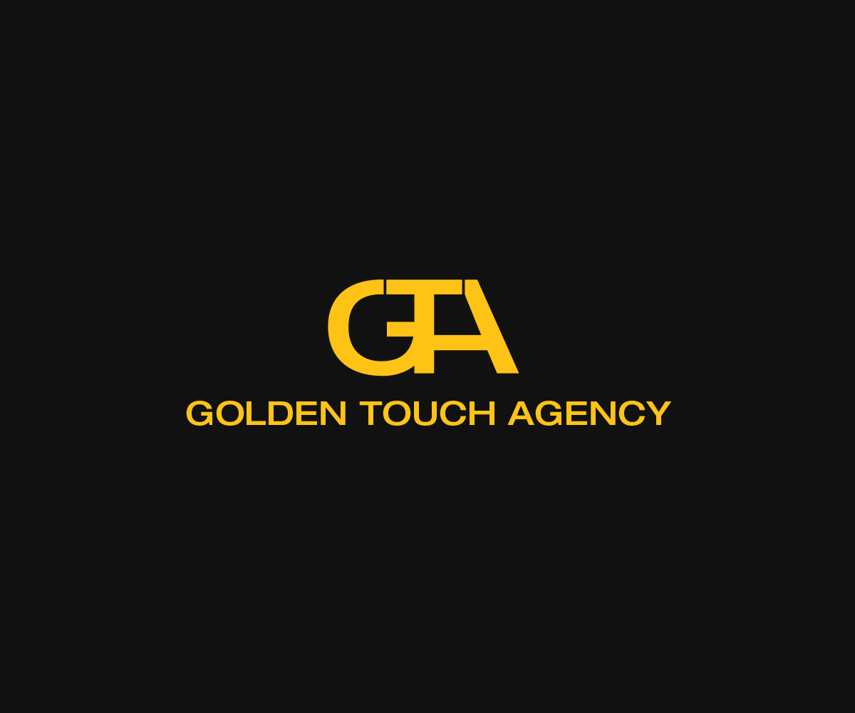 Logo Design by benito for Golden Touch Agency  | Design #6625586