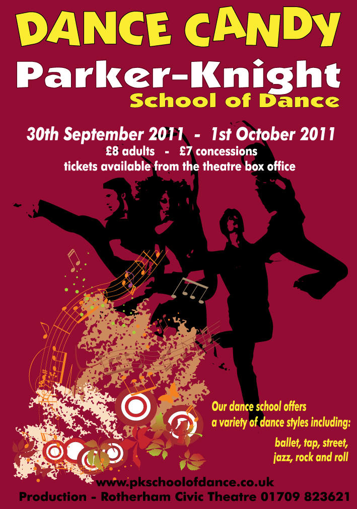 Poster Design by Cláudia Polónia for Parker Knight School of Dance | Design #348035