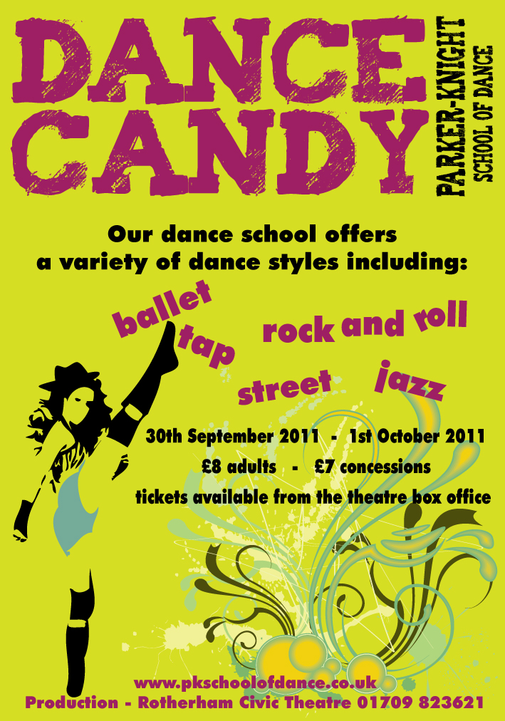 Poster Design by Cláudia Polónia for Parker Knight School of Dance | Design #348098