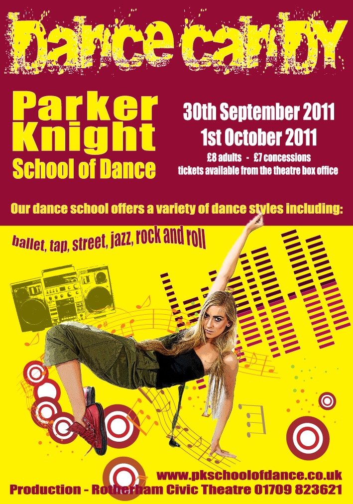 Poster Design by Cláudia Polónia for Parker Knight School of Dance | Design #349445
