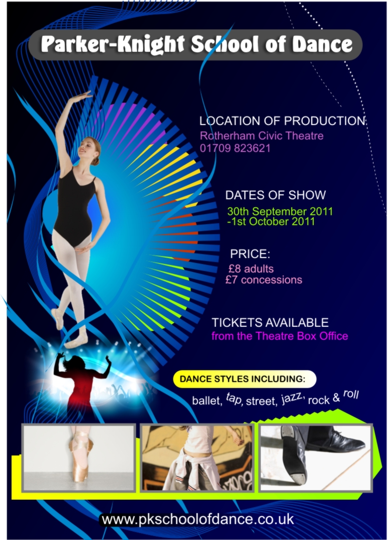 Poster Design by neo for Parker Knight School of Dance | Design #347405