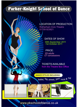 Poster Design by neo for Parker Knight School of Dance | Design #347422