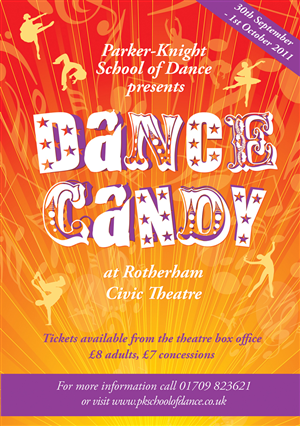 Poster Design by paperbutterfly for Parker Knight School of Dance | Design: #351954