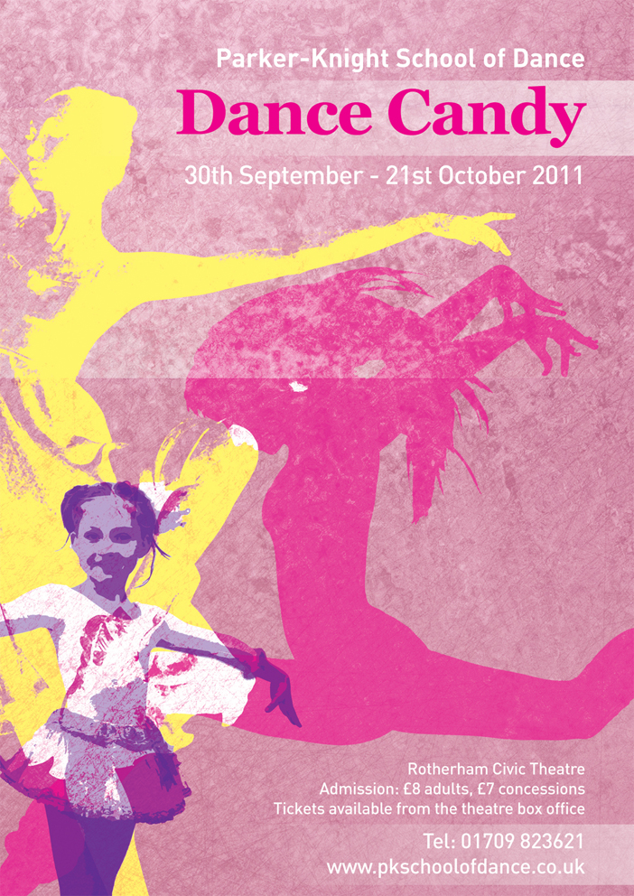 Poster Design by paperbutterfly for Parker Knight School of Dance | Design #351958