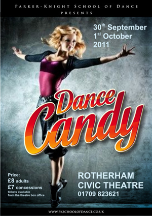Poster Design by Atvento Graphics for Parker Knight School of Dance | Design: #348756