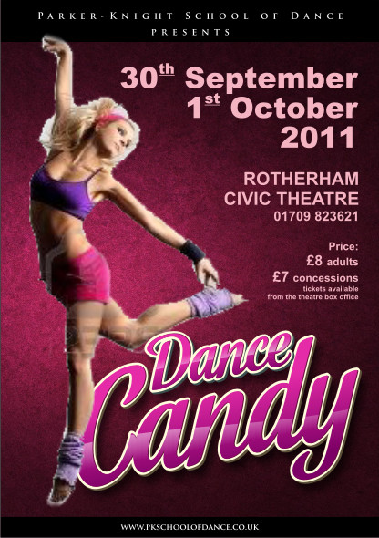 Poster Design by Atvento Graphics for Parker Knight School of Dance | Design #348761