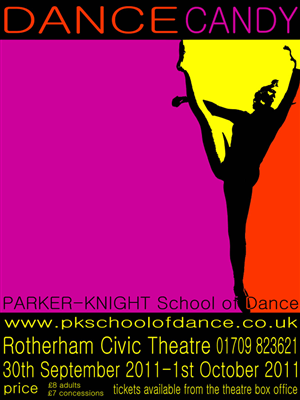Poster Design by vade for Parker Knight School of Dance | Design #348133