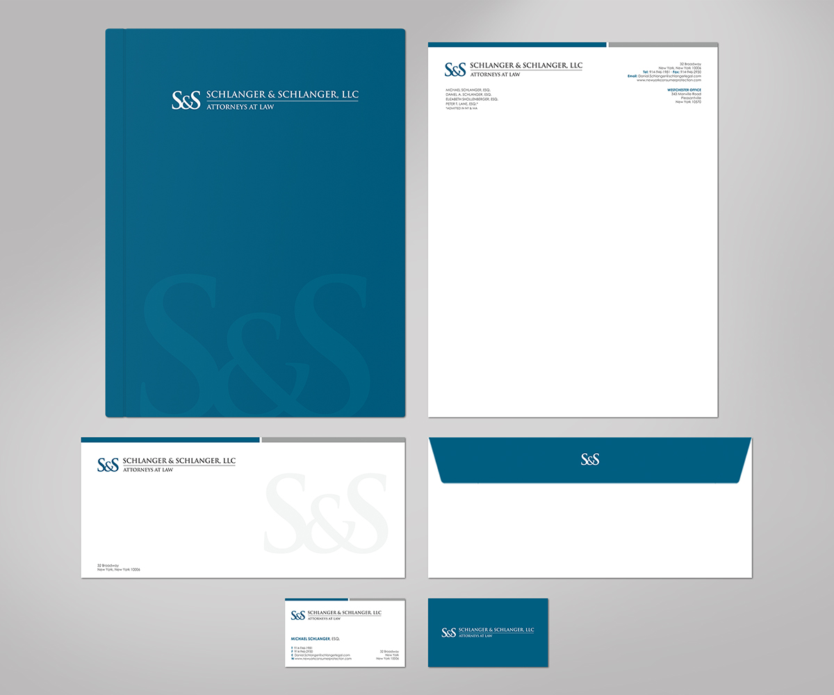 Letterhead Design by logodentity for Schlanger & Schlanger LLP | Design #6601443