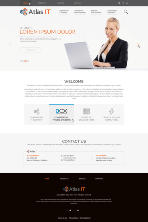 Web Design by A.D.S for Atlas IT | Design: #6670122