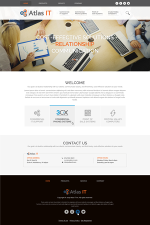 Web Design by A.D.S for Atlas IT | Design: #6670123