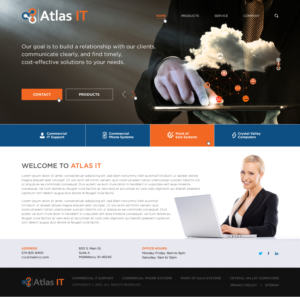 Web Design by A.D.S for Atlas IT | Design: #6670124