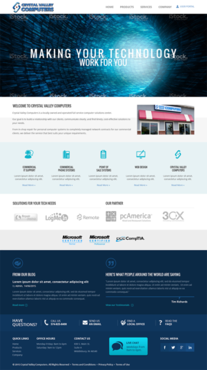 Web Design by RupalTechno for Atlas IT | Design: #6722057