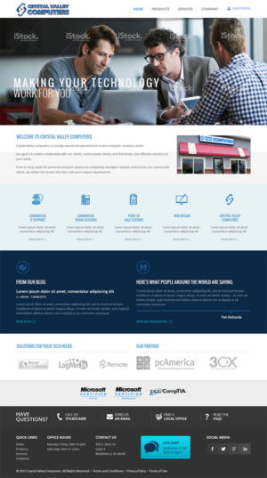 Web Design by RupalTechno for Atlas IT | Design: #6722225
