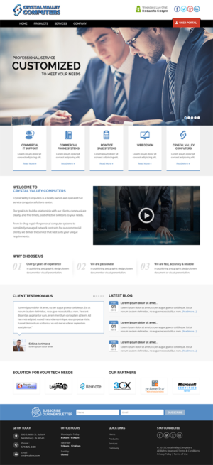 Web Design by RupalTechno for Atlas IT | Design: #6722388