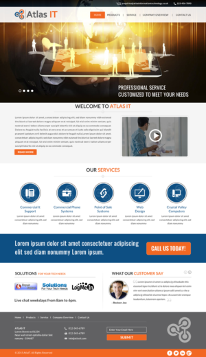 Web Design by Sbss for Atlas IT | Design: #6719888