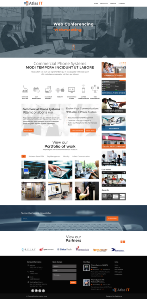 Web Design by Da Miracle for Atlas IT | Design: #6720314