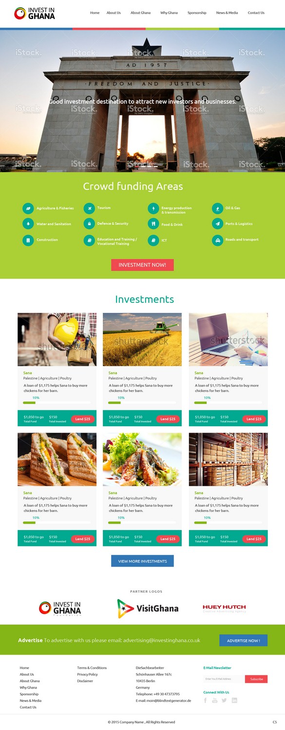 Web Design by pb for this project | Design #6619700