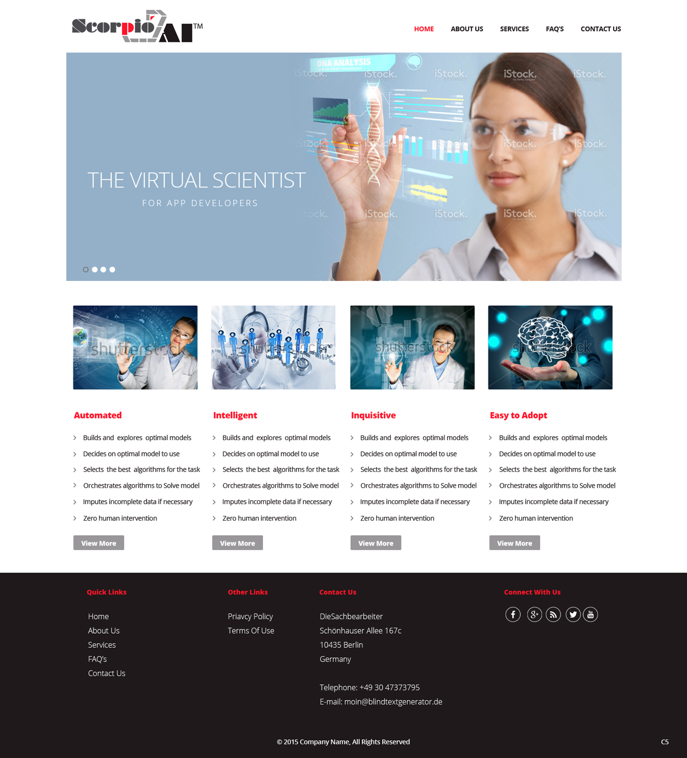Web Design by pb for this project | Design #6660792