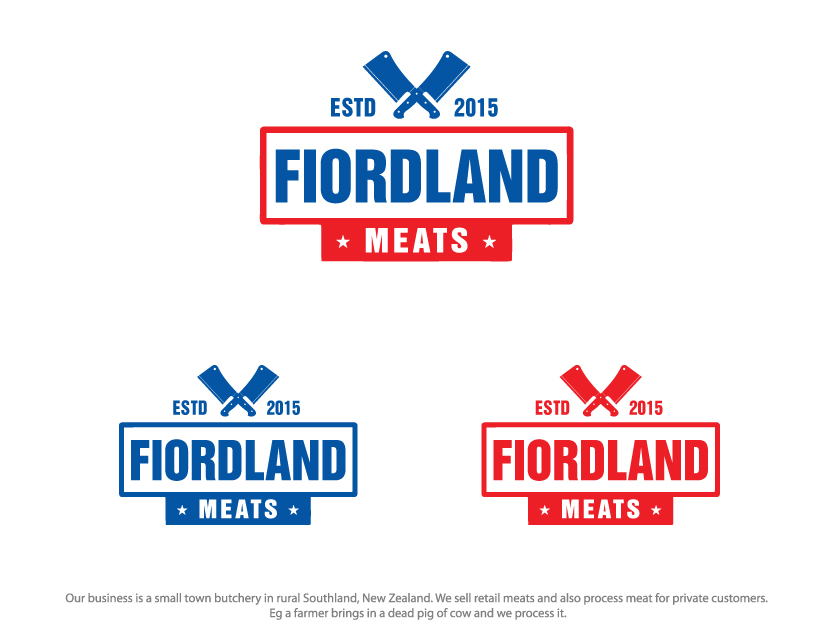 Logo Design by Navd for Fiordland Meats | Design #6601636