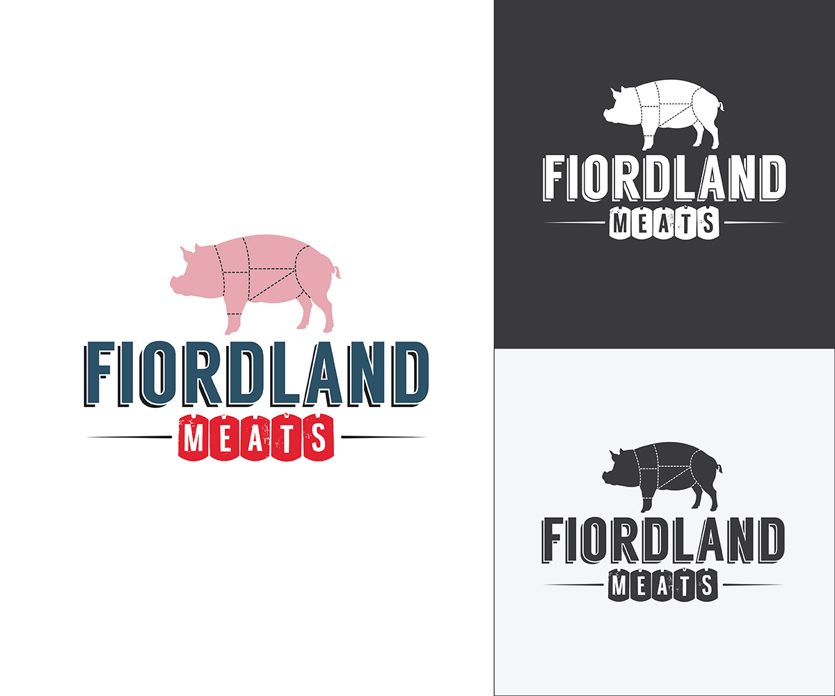 Logo Design by Pratik Mevada for Fiordland Meats | Design #6599349