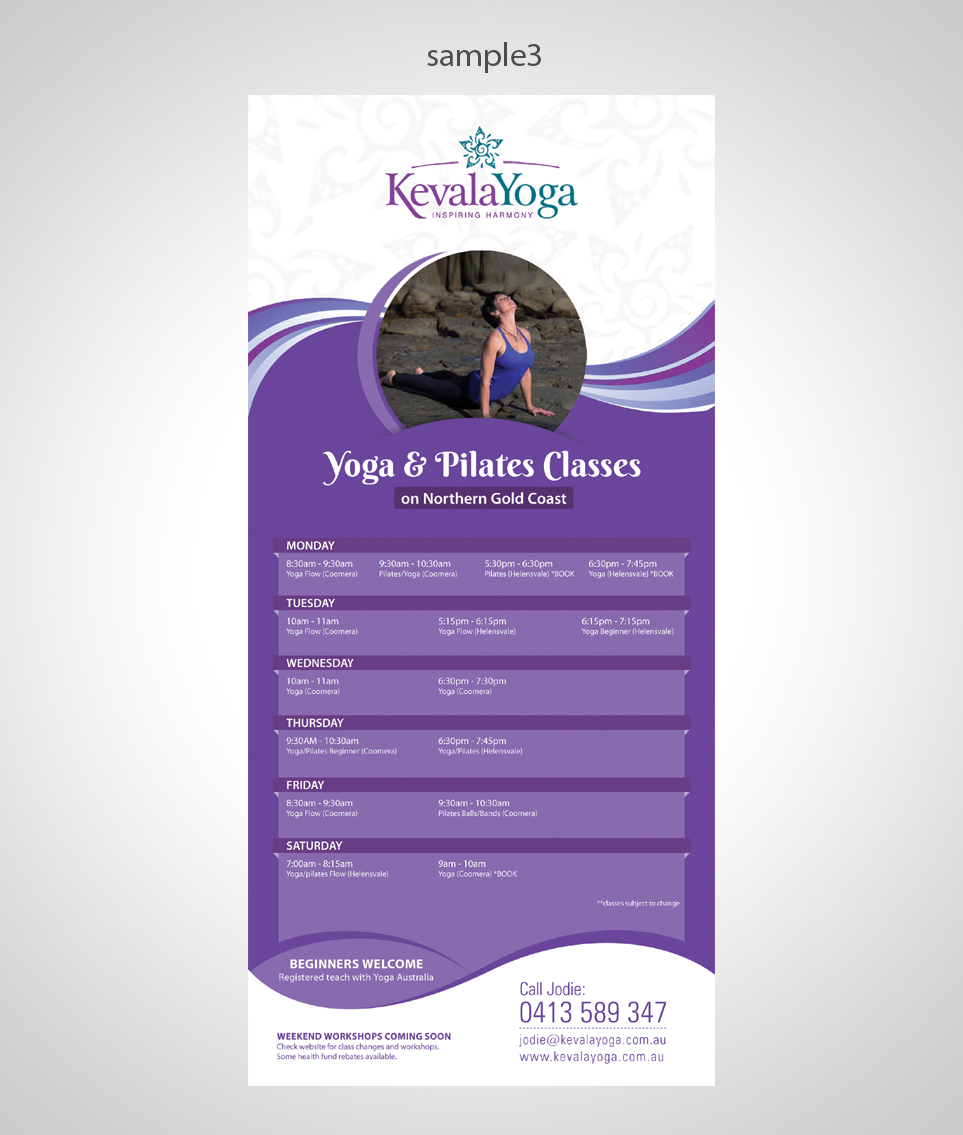 Brochure Design by Ovimatic for KEVALA YOGA | Design #6605045