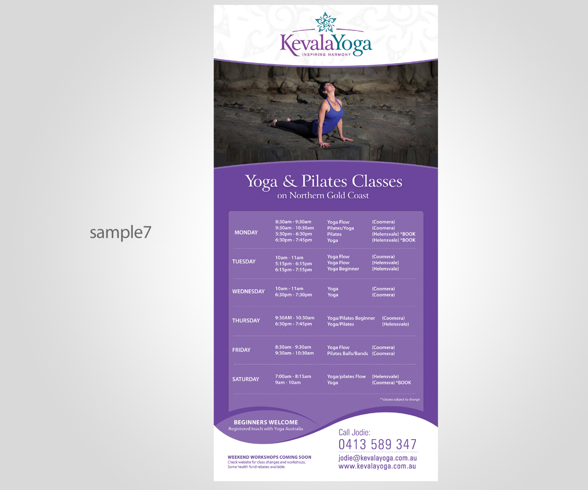 Brochure Design by Ovimatic for KEVALA YOGA | Design #6624324