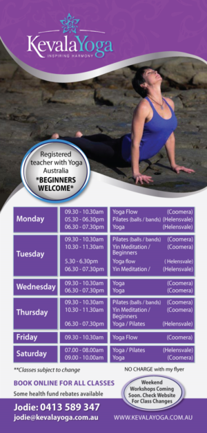 Yoga and Pilates business needs a new Flyer design | Broschüren-Design von meet007