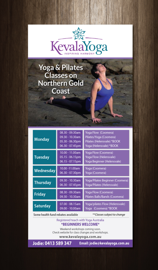 Brochure Design by meet007 for KEVALA YOGA | Design #6623970