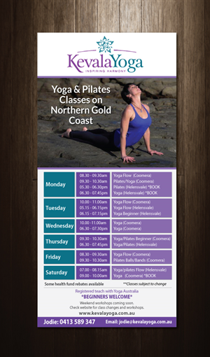 Brochure Design by meet007 for KEVALA YOGA | Design: #6623970
