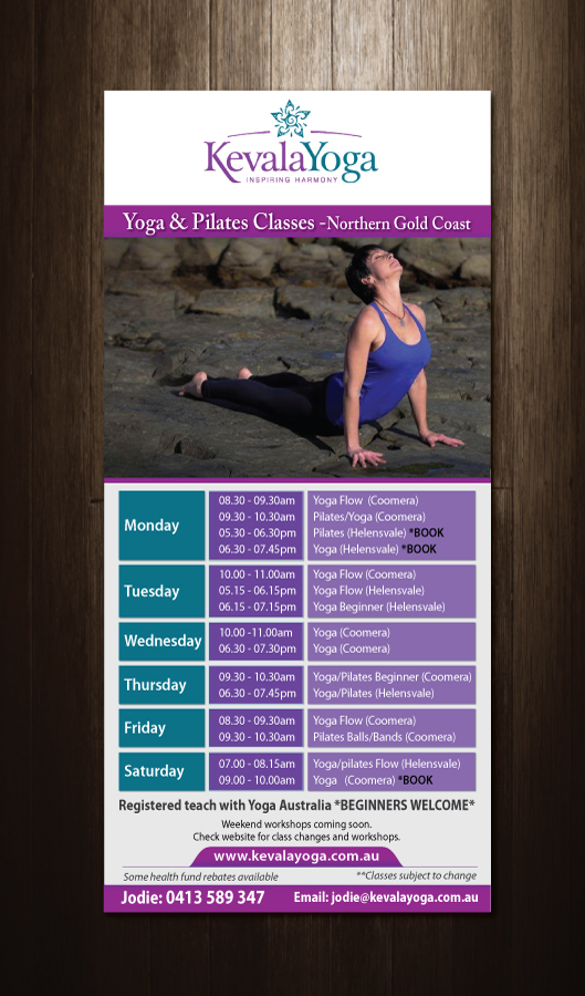 Brochure Design by meet007 for KEVALA YOGA | Design #6624100