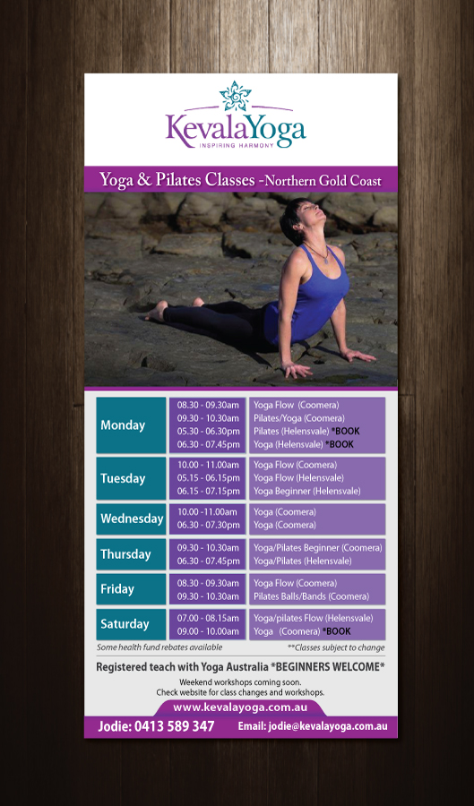 Brochure Design by meet007 for KEVALA YOGA | Design #6624119
