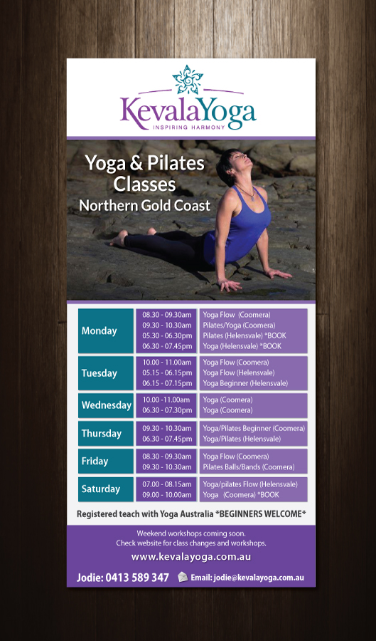 Brochure Design by meet007 for KEVALA YOGA | Design #6624178