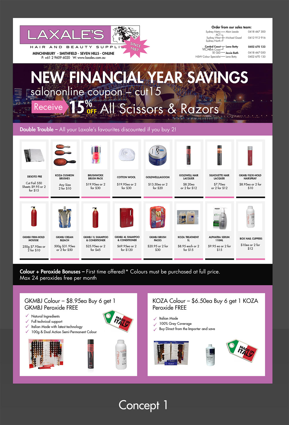 Flyer Design by anushka_snigdha for Laxales Hair and Beauty Supplies | Design #6608599