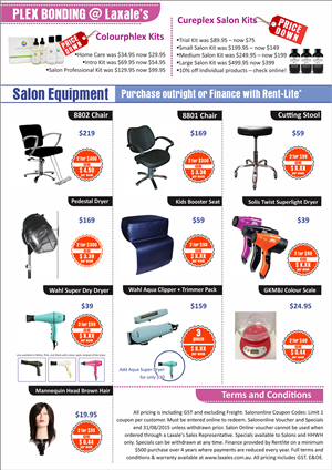 Flyer Design by fathiyazs for Laxales Hair and Beauty Supplies | Design: #6607688