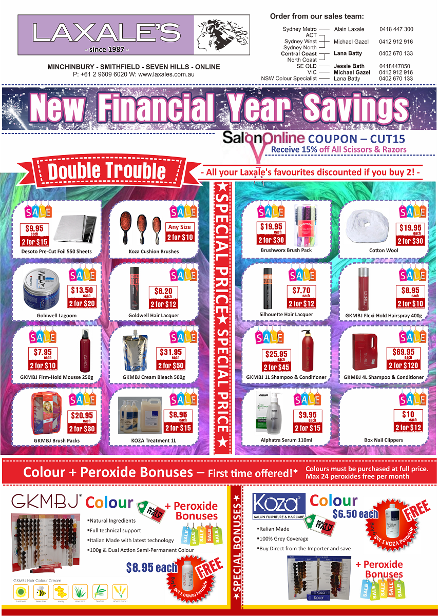 Flyer Design by fathiyazs for Laxales Hair and Beauty Supplies | Design #6612016