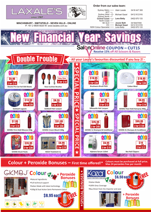 Flyer Design by fathiyazs for Laxales Hair and Beauty Supplies | Design: #6612016