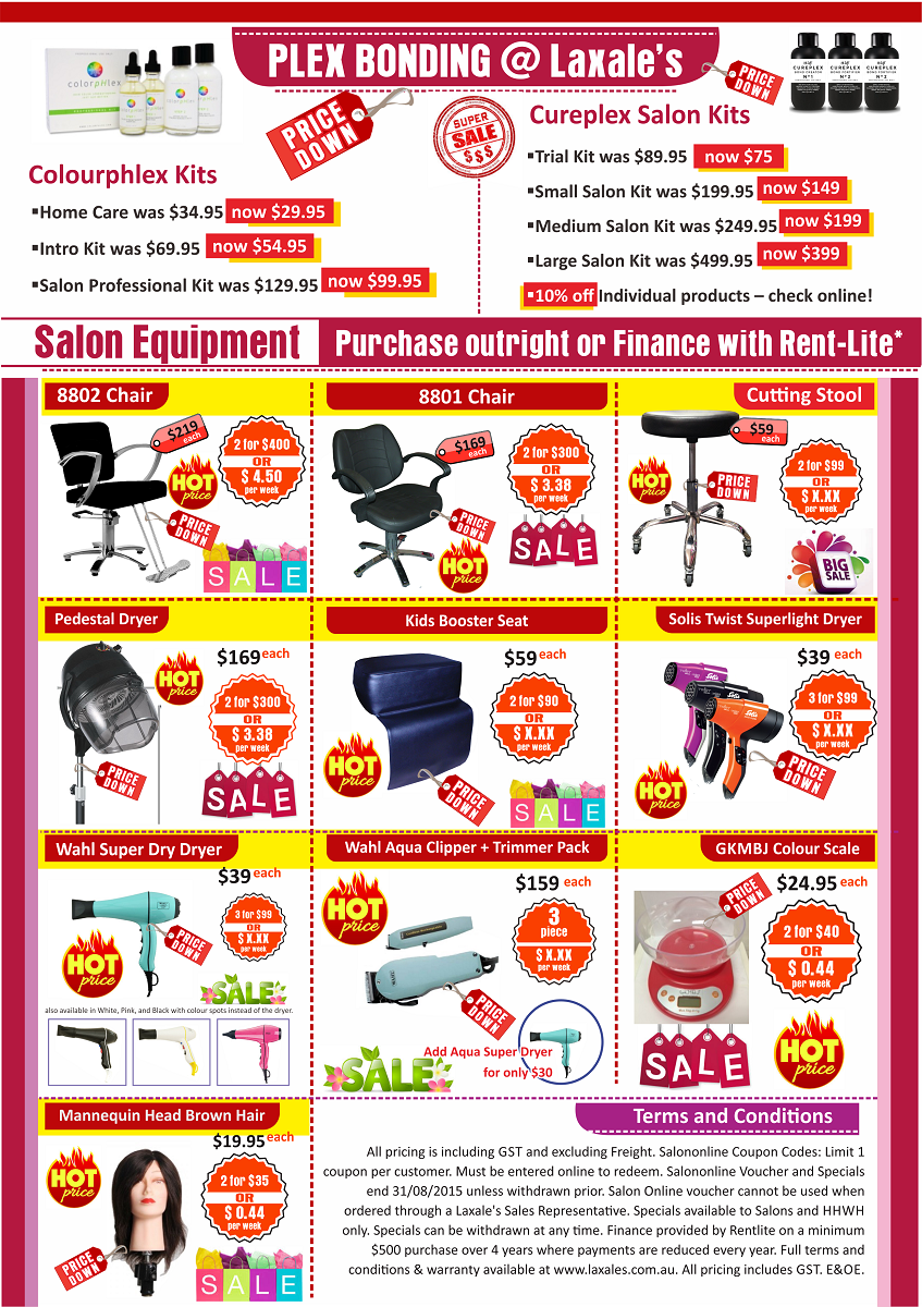 Flyer Design by fathiyazs for Laxales Hair and Beauty Supplies | Design #6612022
