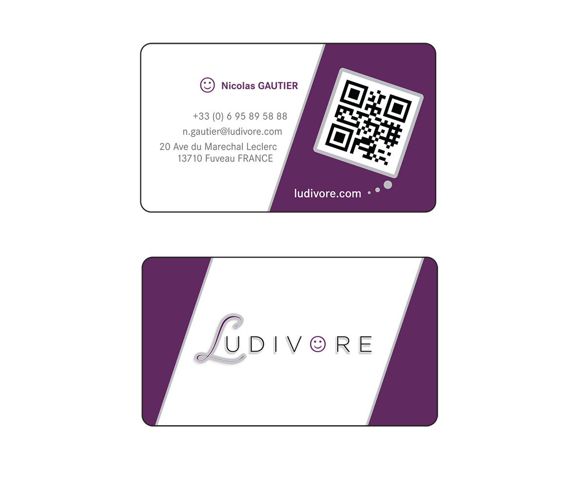 Business Card Design by Dunamis for Ludivore | Design #1744979