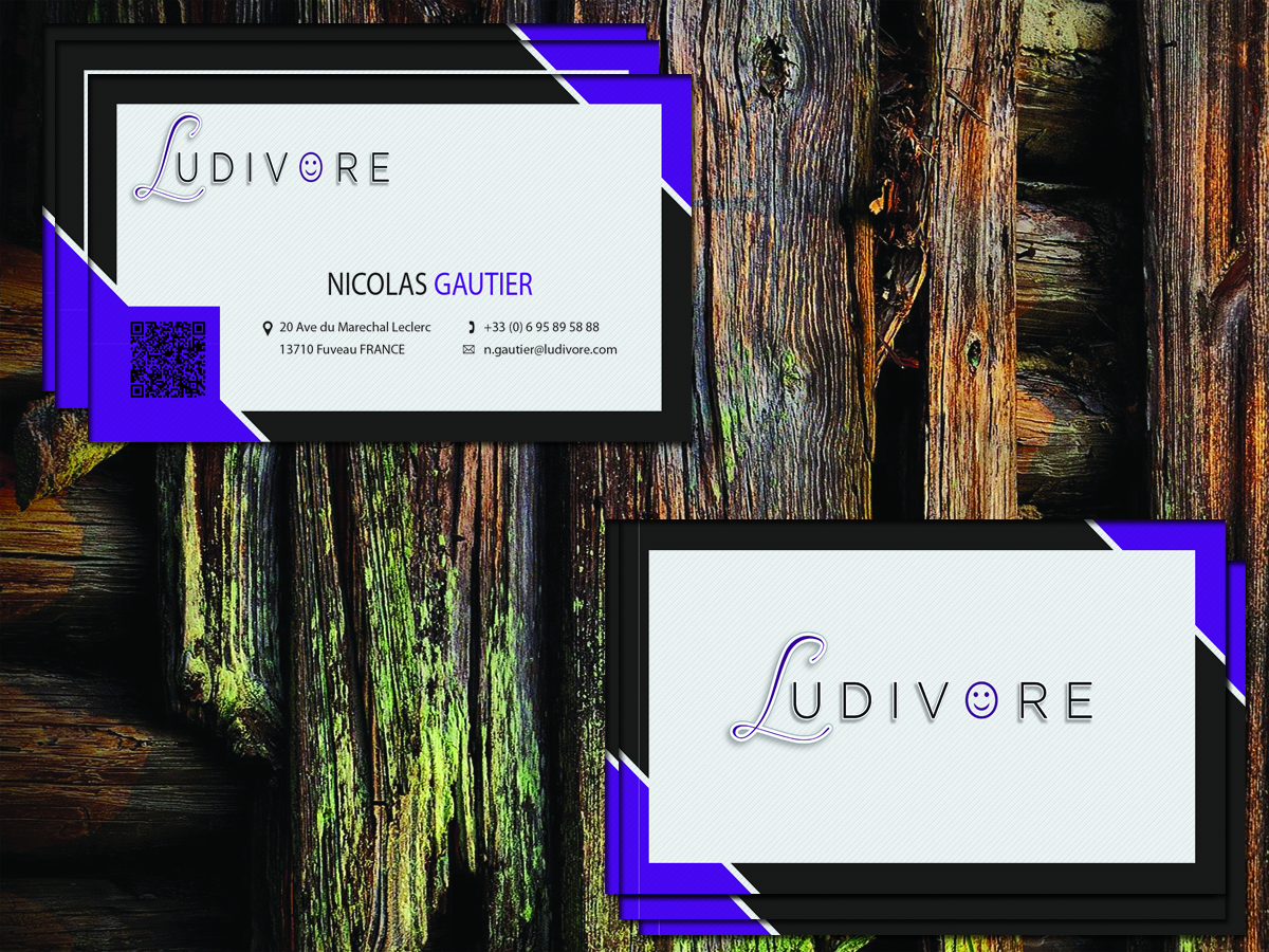 Business Card Design by Harshan for Ludivore | Design #1765835