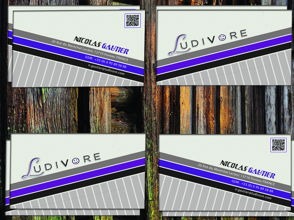 Business Card Design by Harshan for Ludivore | Design #1766342