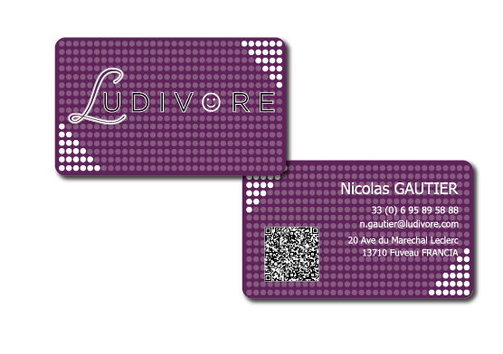 Business Card Design by PAULA BLANCO for Ludivore | Design #1745126