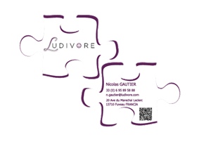 Business Card Design by PAULA BLANCO for Ludivore | Design: #1745209