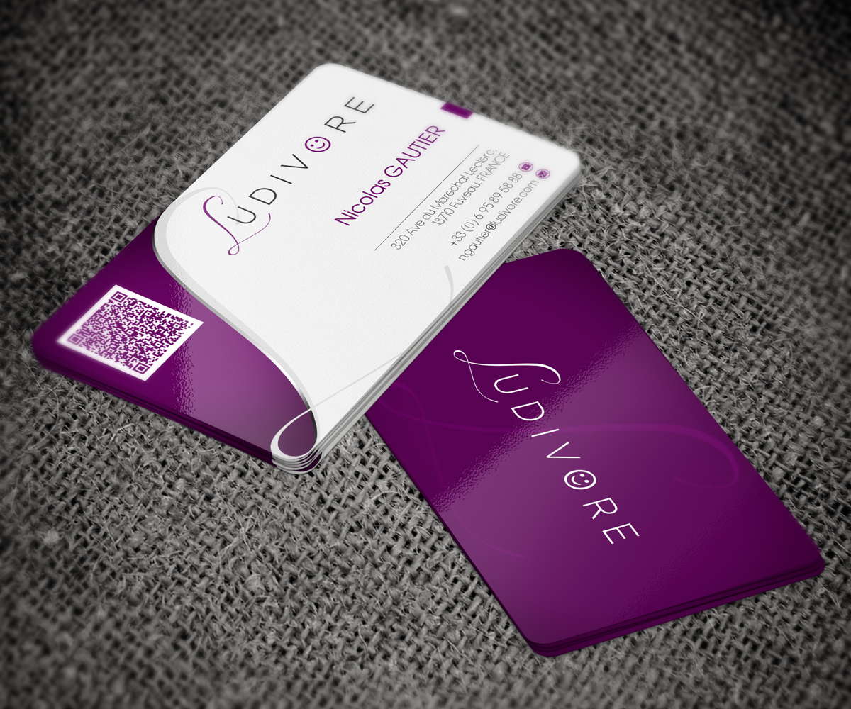 Business Card Design by anxongdzong for Ludivore | Design #1733918