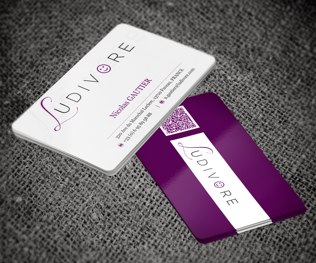 Business Card Design by anxongdzong for Ludivore | Design #1733922